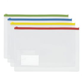 Mapa plastic A3 cu fermoar ziplock, CENTRUM